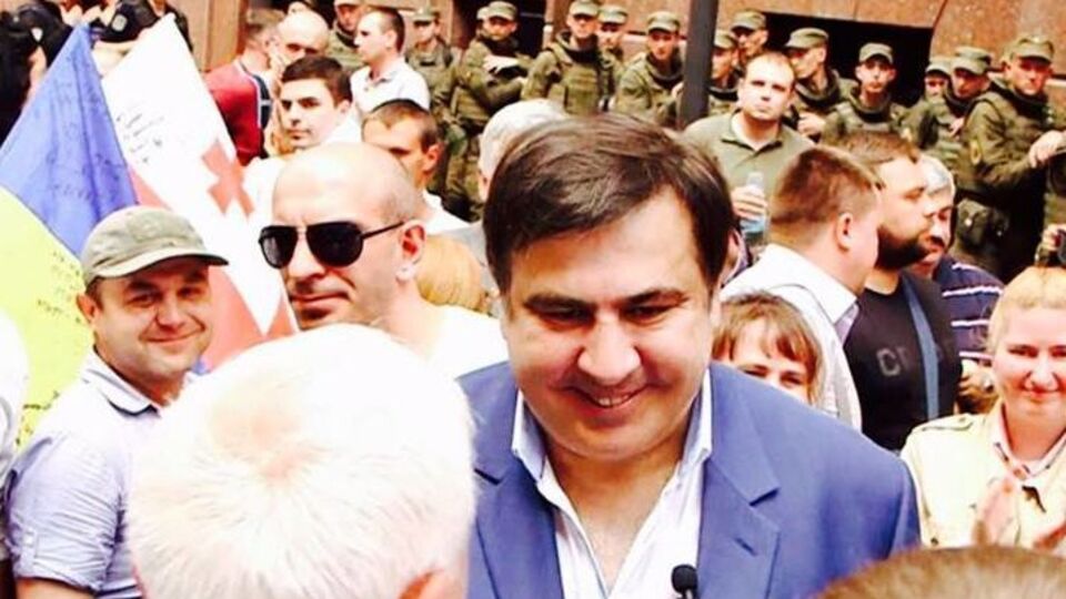 На Саакашвілі напали під час мітингу