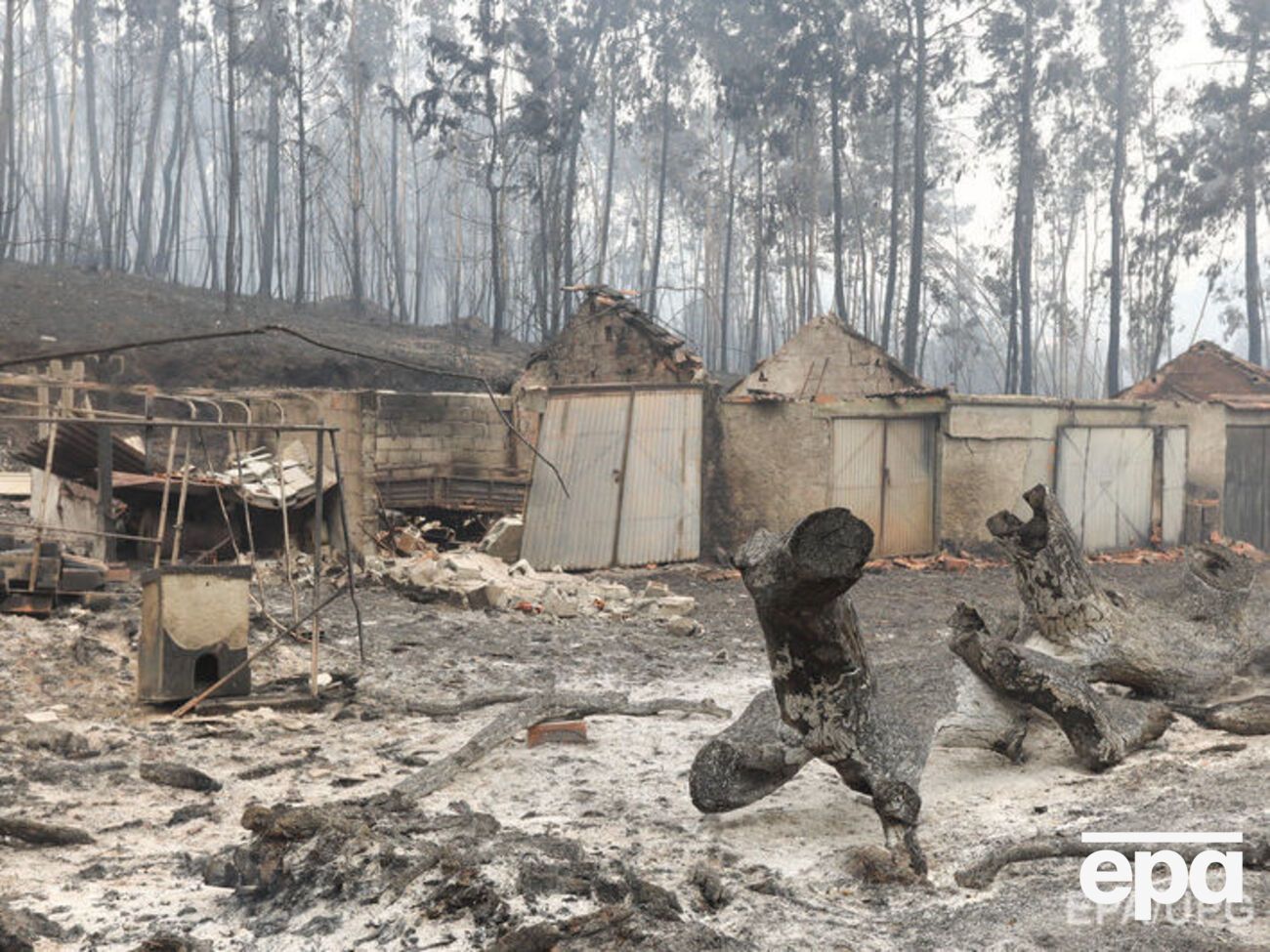 Огонь практически уничтожил селение Нодейринью