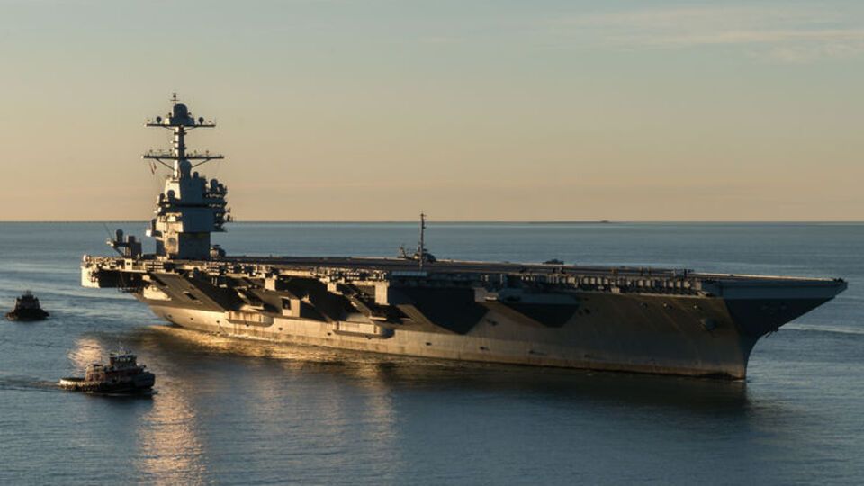 Авианосец USS Gerald R. Ford (CVN 78) прошел успешные испытания 26 мая