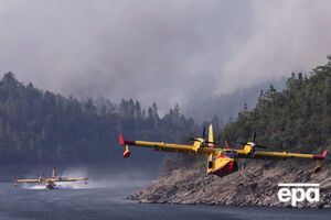 Крушение потерпел самолет, который тушил пожар