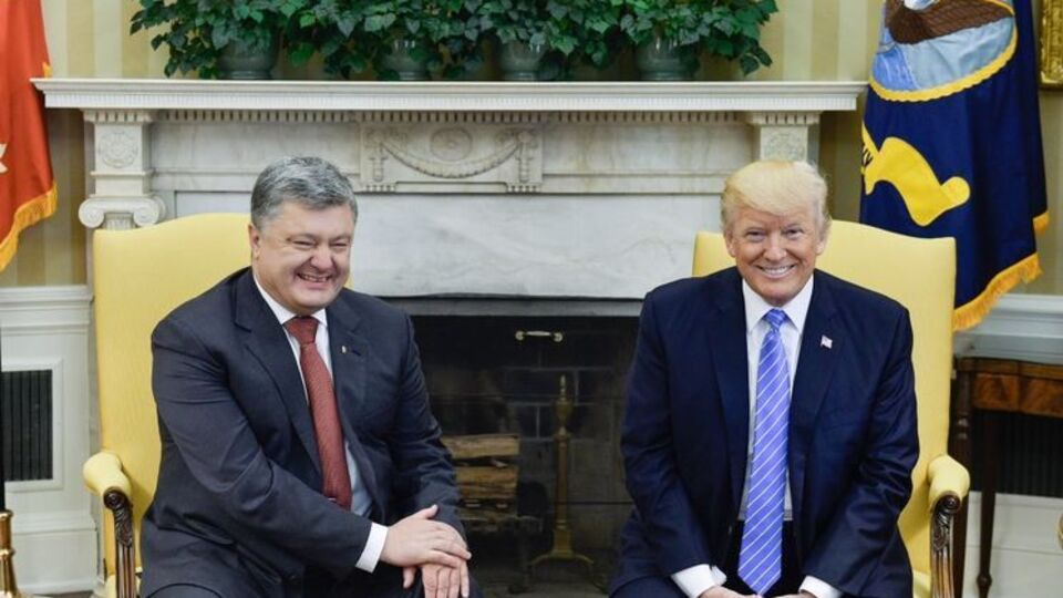 Трамп зустрічав Порошенка в Білому домі