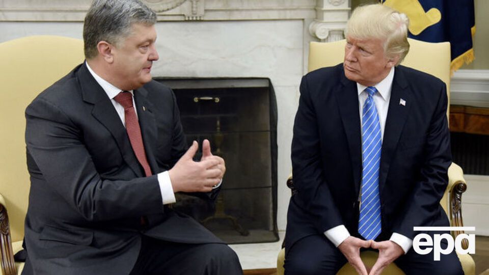 Трамп випадково образив українців під час зустрічі з Порошенком, пише американська преса
