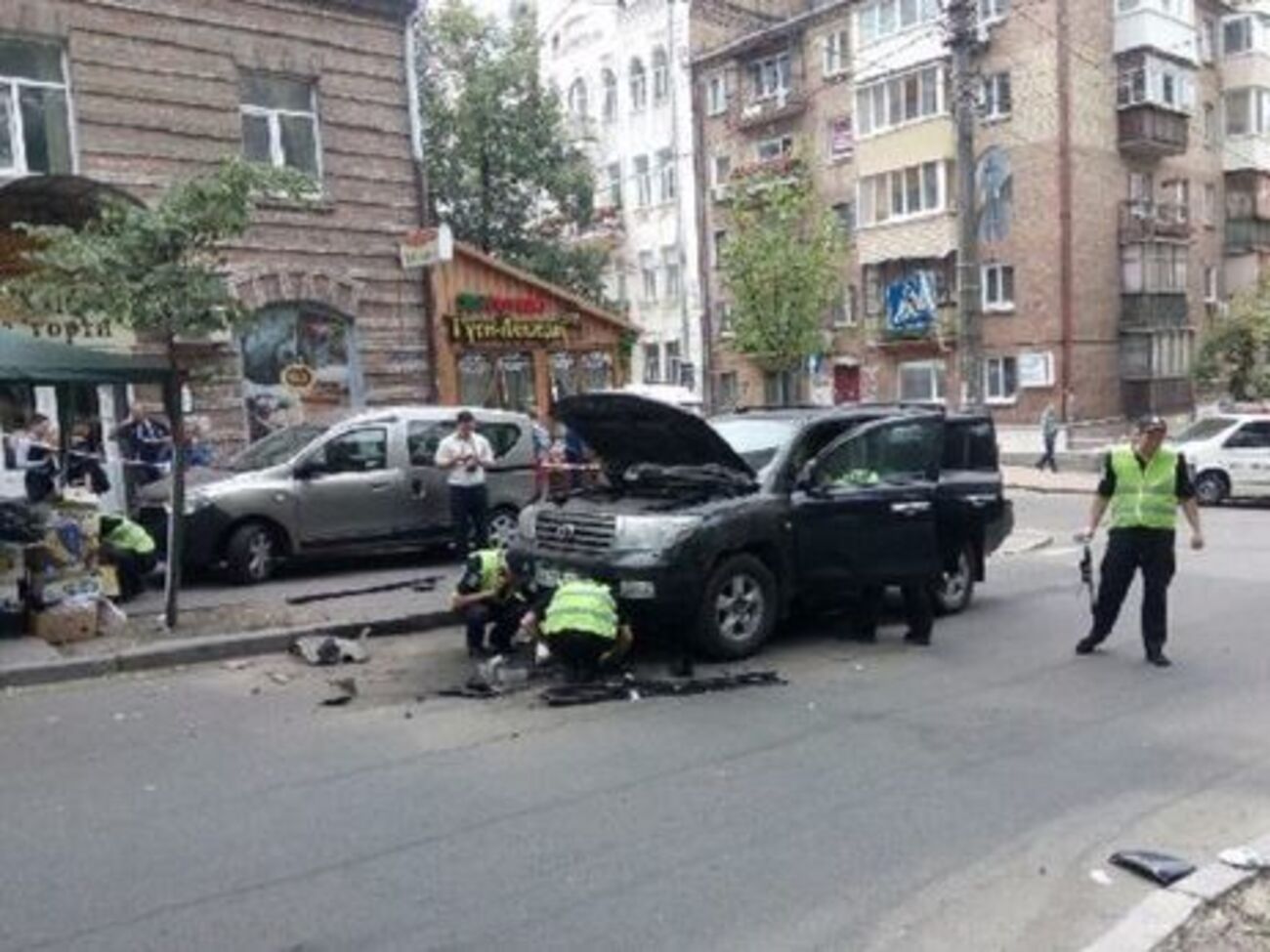 В машине находился севастополец Герман Гайдук