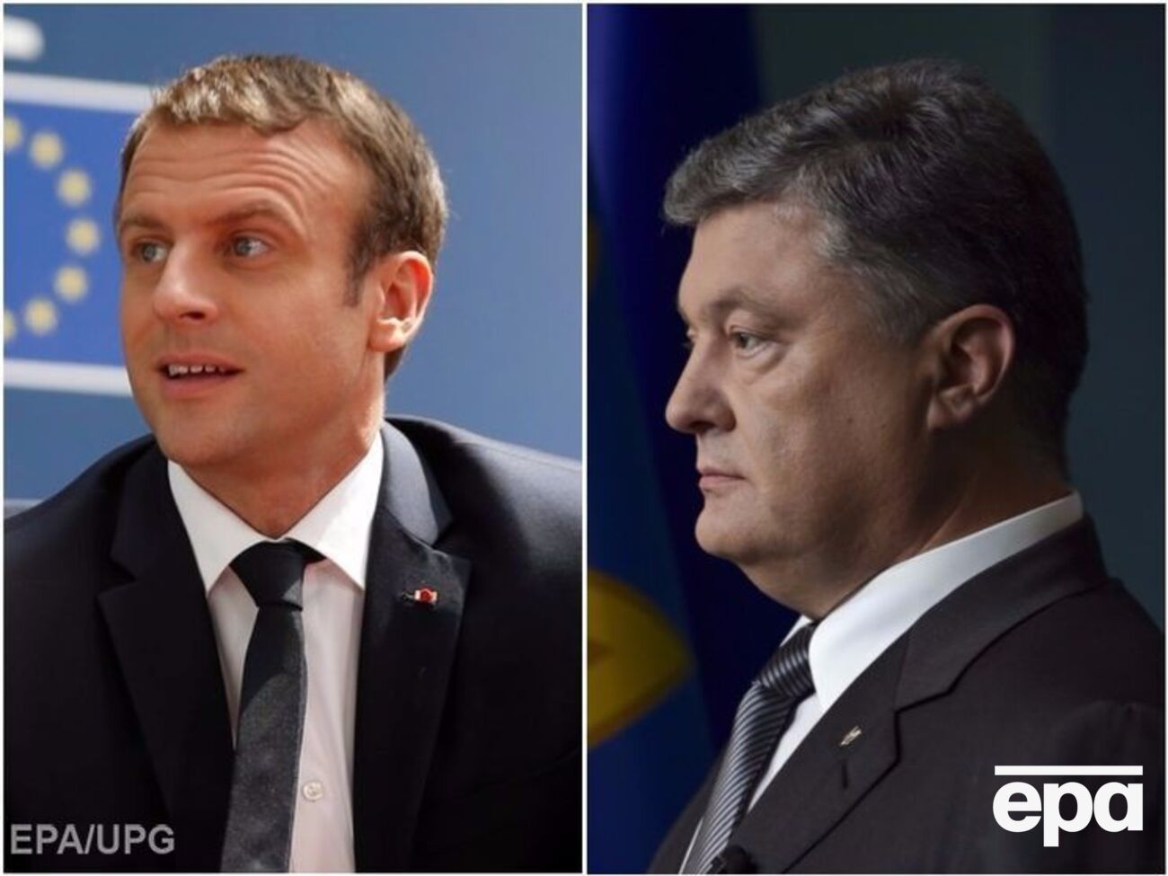 После избрания Макрона президентом Франции это будет его первая встреча с украинским президентом
