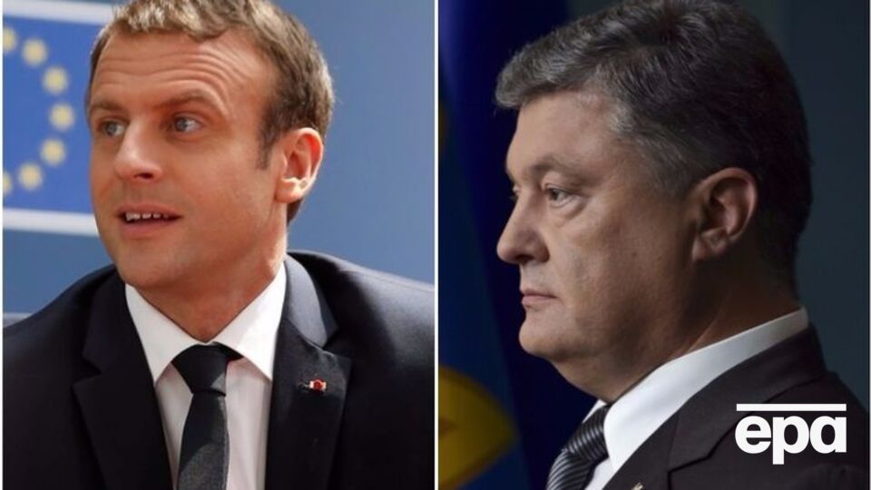 После избрания Макрона президентом Франции это будет его первая встреча с украинским президентом