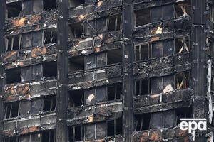 Многоэтажный жилой дом на Grenfell Tower в Лондоне загорелся 14 июня