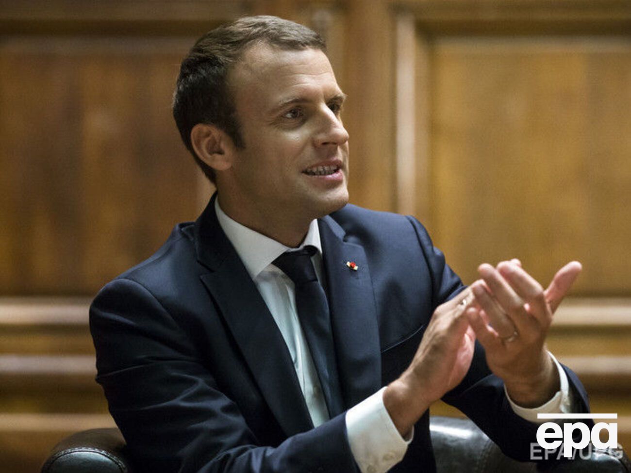 Макрон: Щодо ситуації на Донбасі, ми не повинні допускати, щоб вона тривала