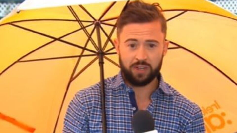 В сюжете ведущий рассказывал о погоде