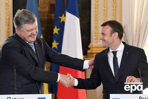 Видео встречи Порошенко и Макрона россияне не увидели из-за блокировки видеохостинга