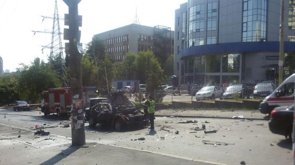 У Києві вибухнув автомобіль