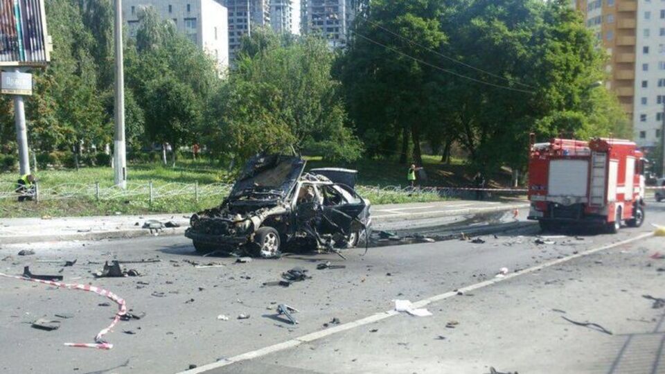 У Києві вибухнув автомобіль