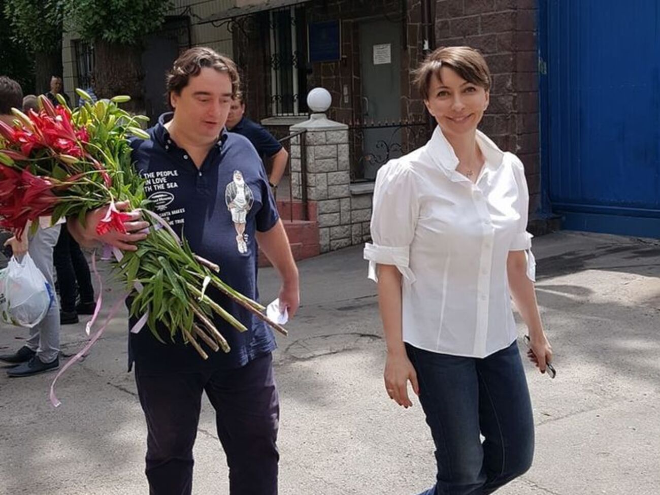 Гужва і Лукаш біля Лук'янівського СІЗО