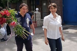 Гужва і Лукаш біля Лук'янівського СІЗО