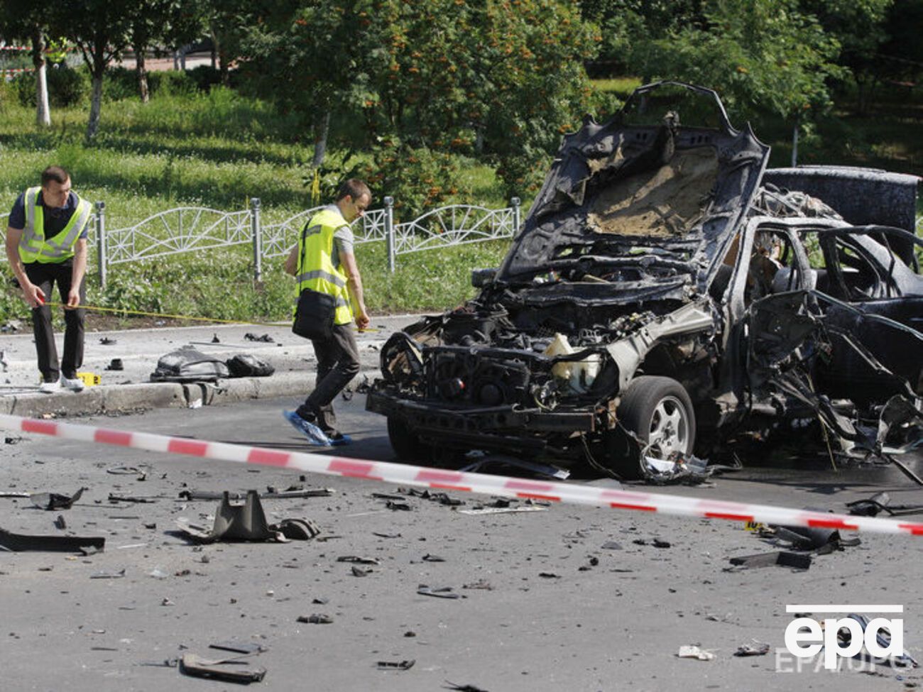Украинского офицера взорвали в автомобиле