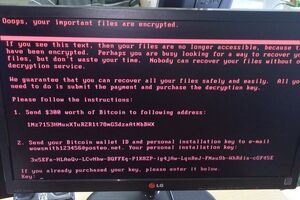 Для розблокування комп'ютера вірус вимагає перерахувати $300 на Bitcoin-гаманець