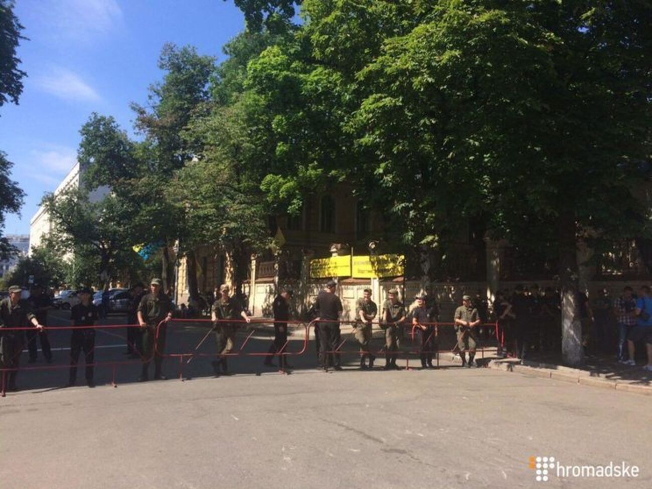 Протестувальники вже розійшлися