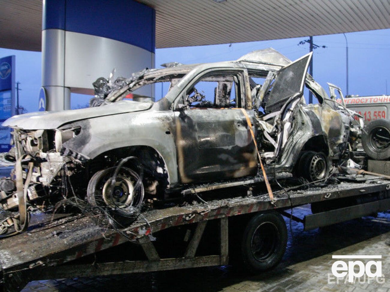 Машина патруля ОБСЕ взорвалась 23 апреля