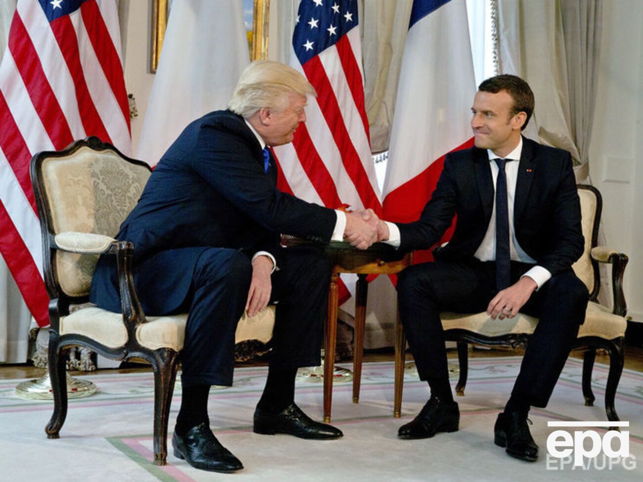Трамп встретится с Макроном