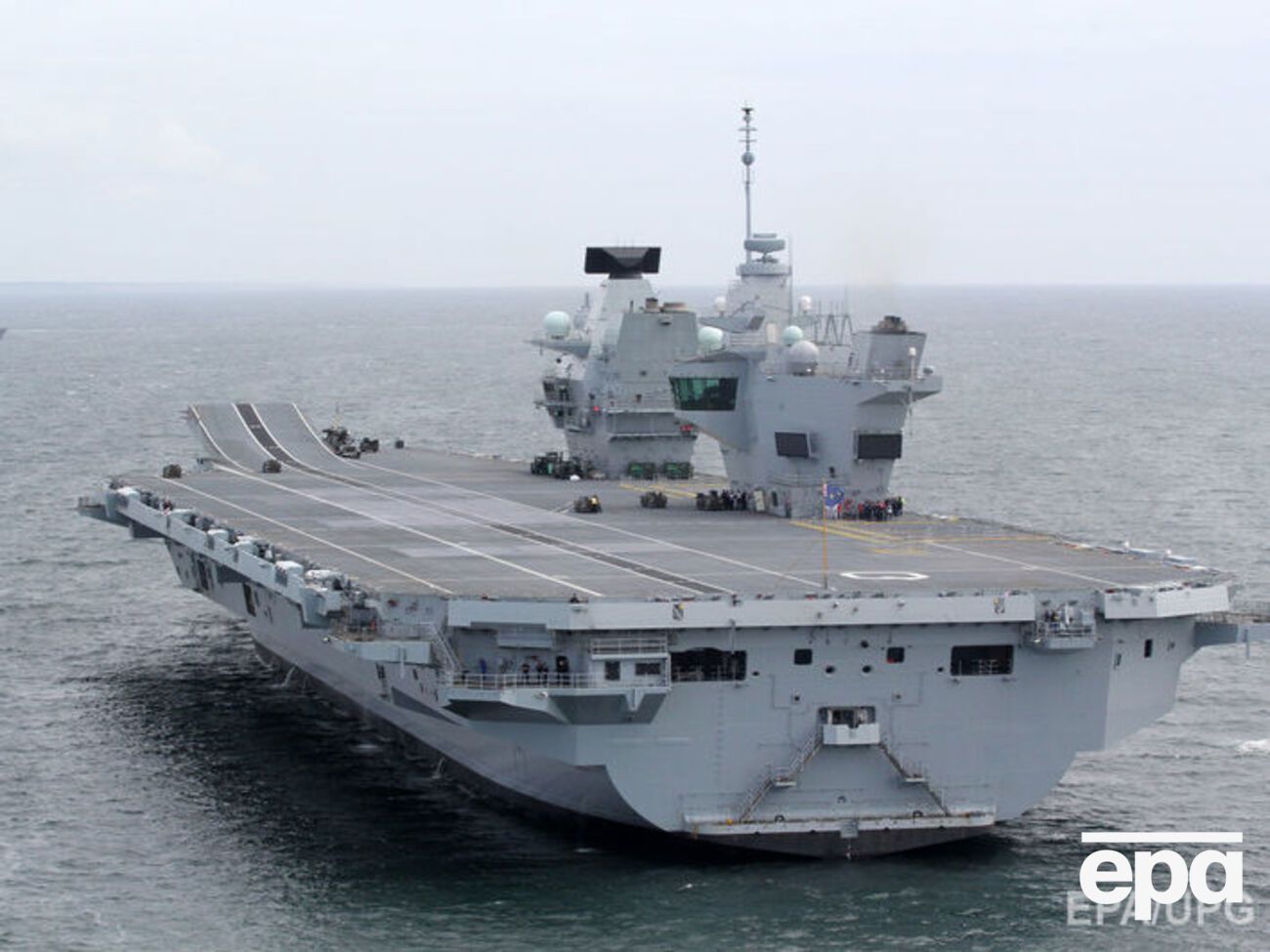 Авианосец Queen Elizabeth 26 июня отправился в испытательное плавание