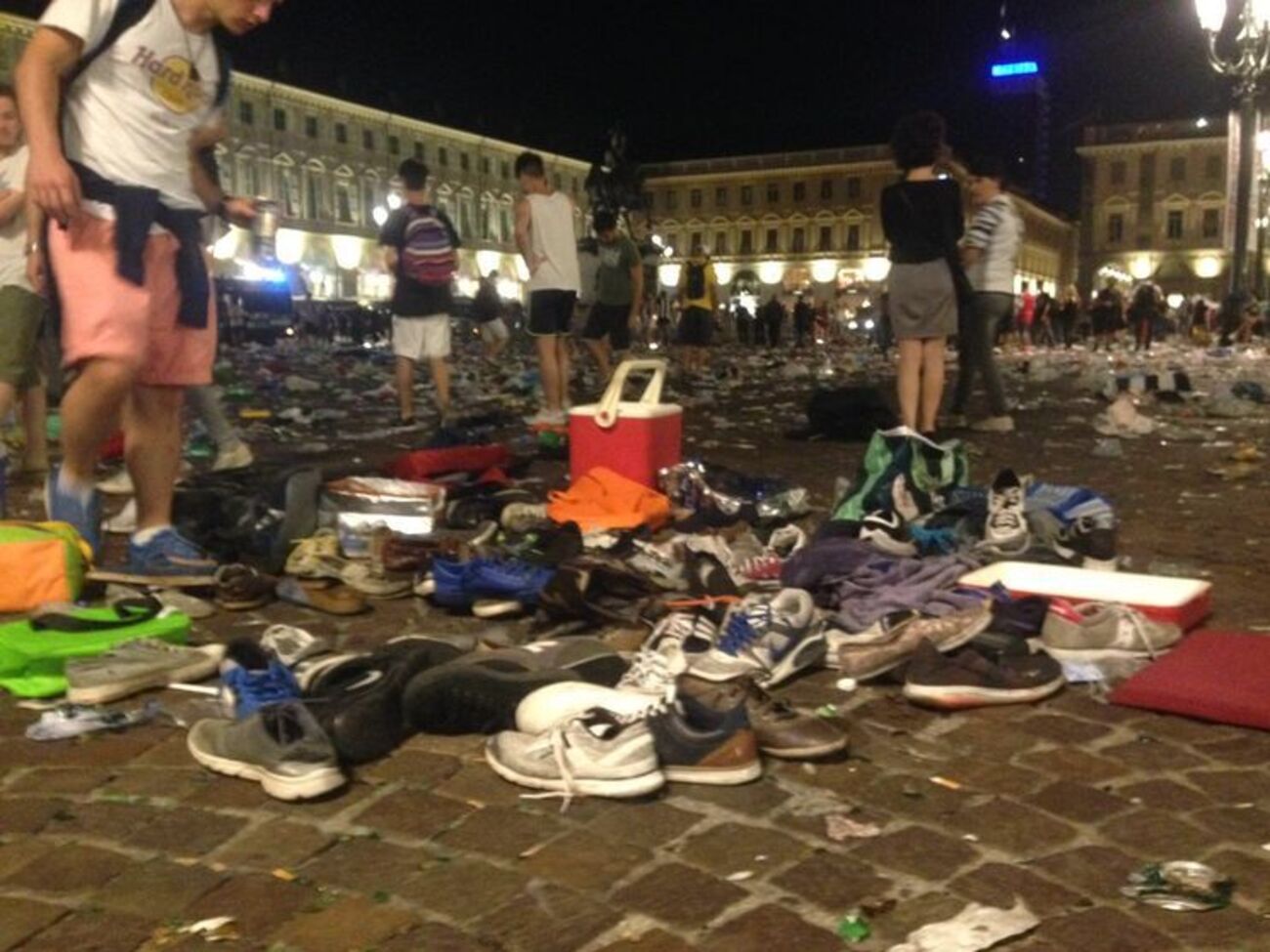 Итальянский журналист Танкреди Пальмери опубликовал фото площади&nbsp;Сан-Карло в данный момент