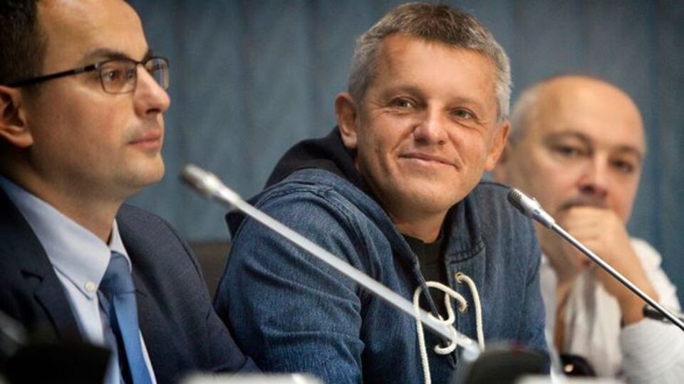 "Вибачте за пафос, але я впевнений: якби ми не зайнялися проектом, "Євробачення" в Києві не було би". Виконавчий продюсер "Євробачення 2017" Павло Грицак та продюсер і чоловік Руслани Олександр Ксенофонтов