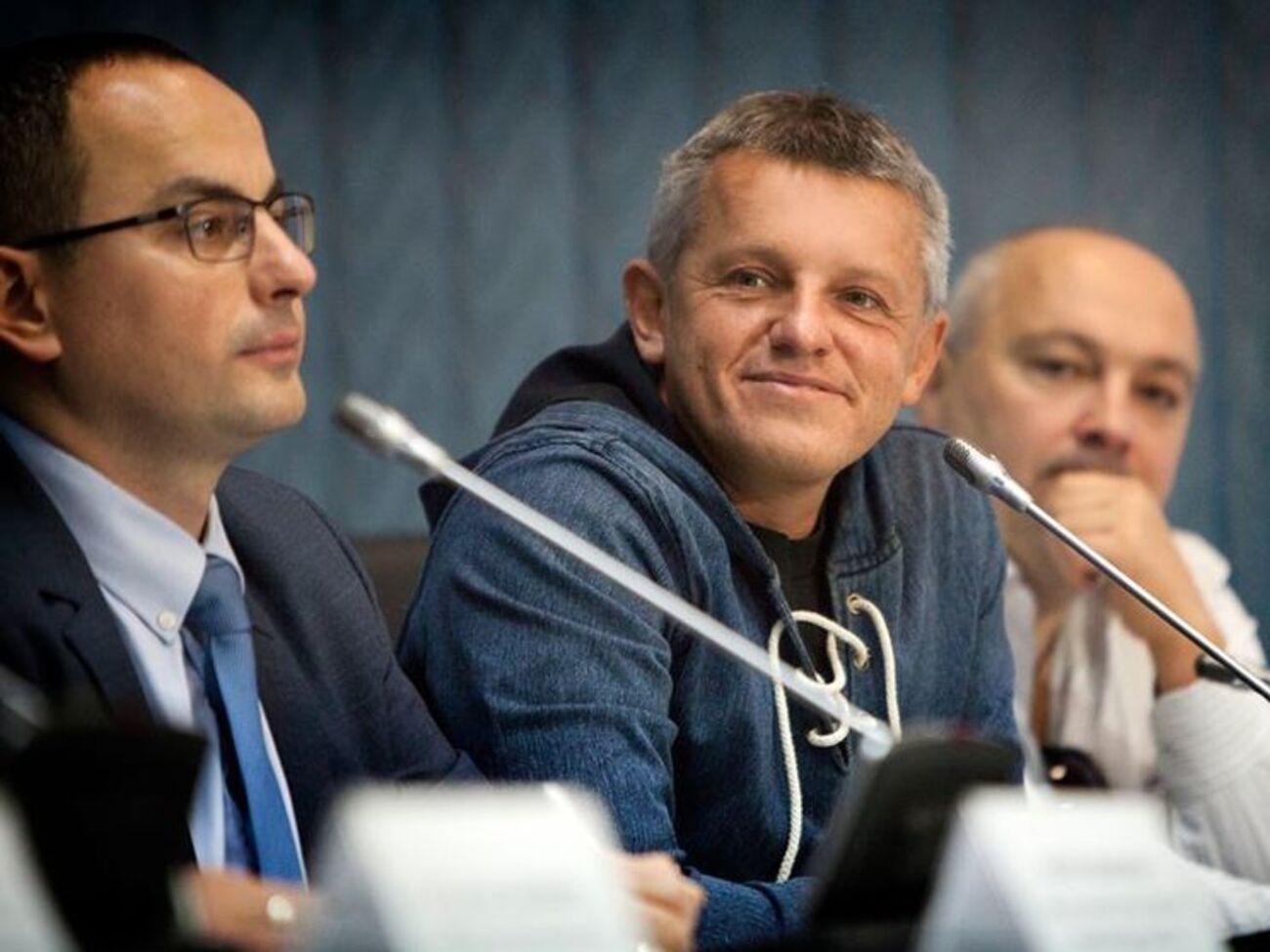 "Вибачте за пафос, але я впевнений: якби ми не зайнялися проектом, "Євробачення" в Києві не було би". Виконавчий продюсер "Євробачення 2017" Павло Грицак та продюсер і чоловік Руслани Олександр Ксенофонтов