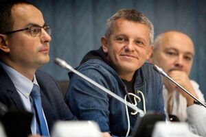 "Вибачте за пафос, але я впевнений: якби ми не зайнялися проектом, "Євробачення" в Києві не було би". Виконавчий продюсер "Євробачення 2017" Павло Грицак та продюсер і чоловік Руслани Олександр Ксенофонтов