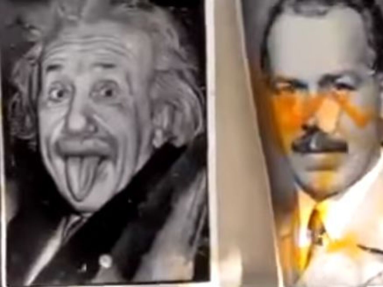 В качестве рекламы "здоровой пищи" у магазина Стерлигова забросали яйцами портреты ученых