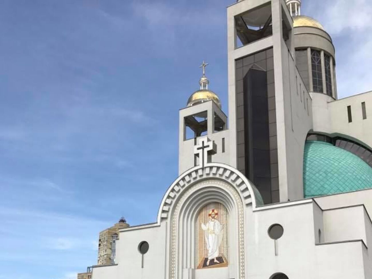 В 2005 году протестующие пытались остановить строительство греко-католического собора в Киеве