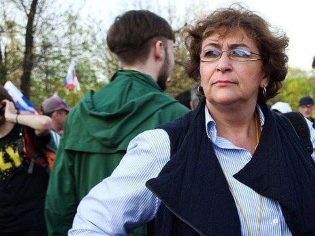 Альбац отметила, что сторонники либерального, демократического&nbsp;развития России шаг за шагом на протяжении 17 лет "отдавали пространство свободы и&nbsp;пространство свободы слова в&nbsp;частности"