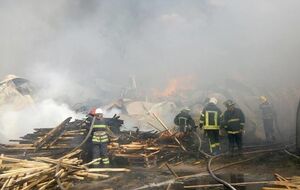 Ликвидация пожара продолжается