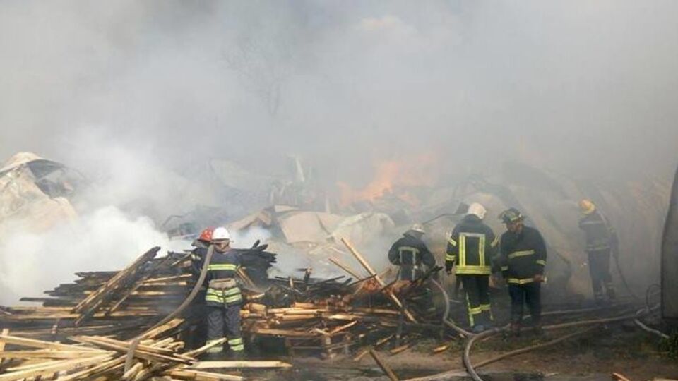 Ликвидация пожара продолжается