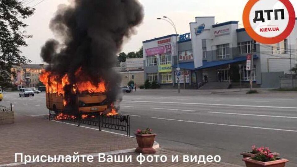 Пассажиры маршрутки не пострадали