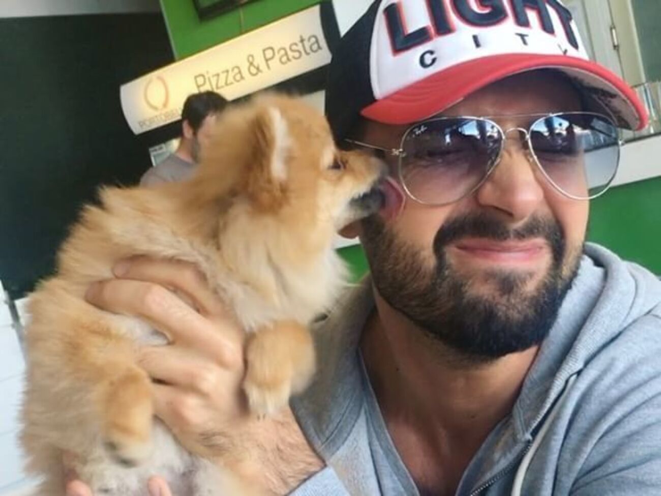 Козловський: Неймовірно велелюбна Іриска. Раміна хоче мені подарувати таку... Я обожнюю тварин і не проти завести собаку, але мені поки вистачає кішки