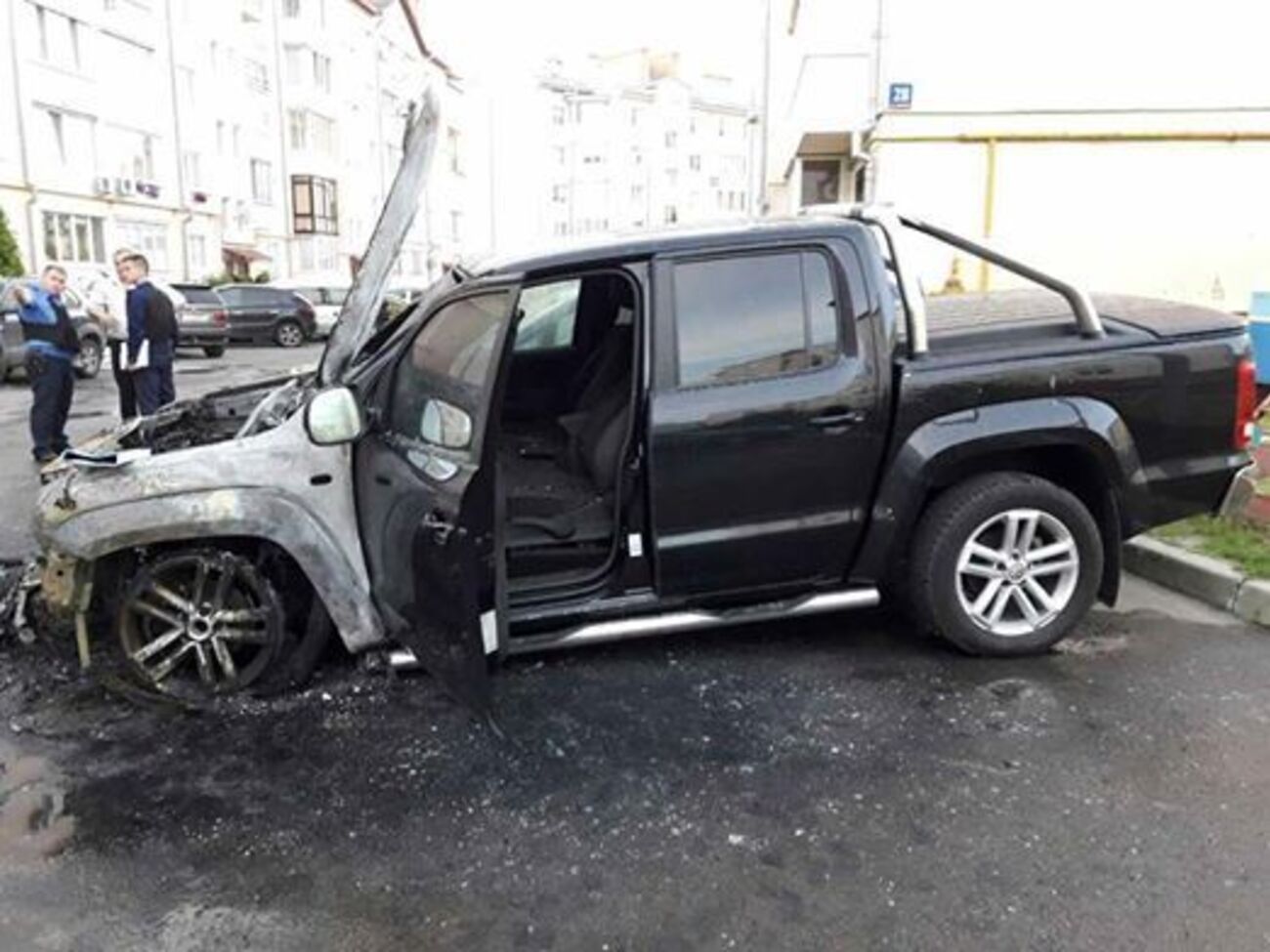 Лапин не назвал имен вероятных заказчиков поджога его авто