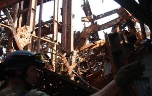 Ворог б'є по шахті "Бутівка" зокрема із заборонених Мінськими угодами калібрів