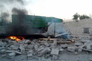 Полиция: Боевики "ДНР" выпустили по Сартане более 50 снарядов. Контужены трое военнослужащих. Фоторепортаж