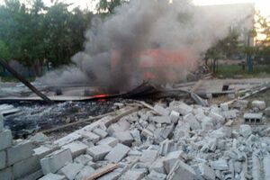 Последствия обстрелов Сартаны