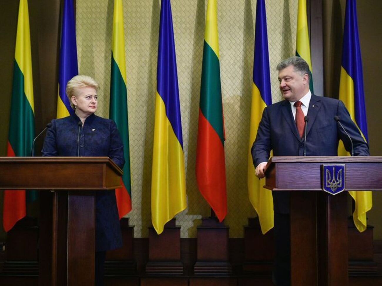 Порошенко и Грибаускайте встретились в Харькове