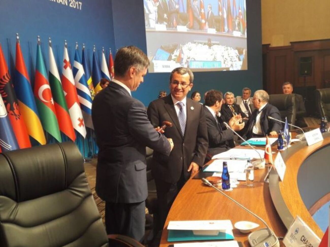 Передавання головування в ОЧЕС від Туреччини Україні відбулося під час засідання 29 червня, українську делегацію очолив перший заступник голови МЗС України Вадим Пристайко