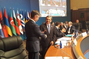 Передавання головування в ОЧЕС від Туреччини Україні відбулося під час засідання 29 червня, українську делегацію очолив перший заступник голови МЗС України Вадим Пристайко