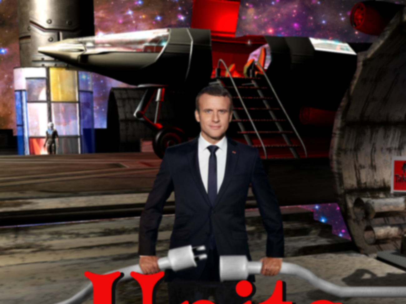 Зображення Макрона зазнали різних маніпуляцій від майстрів фотошопу