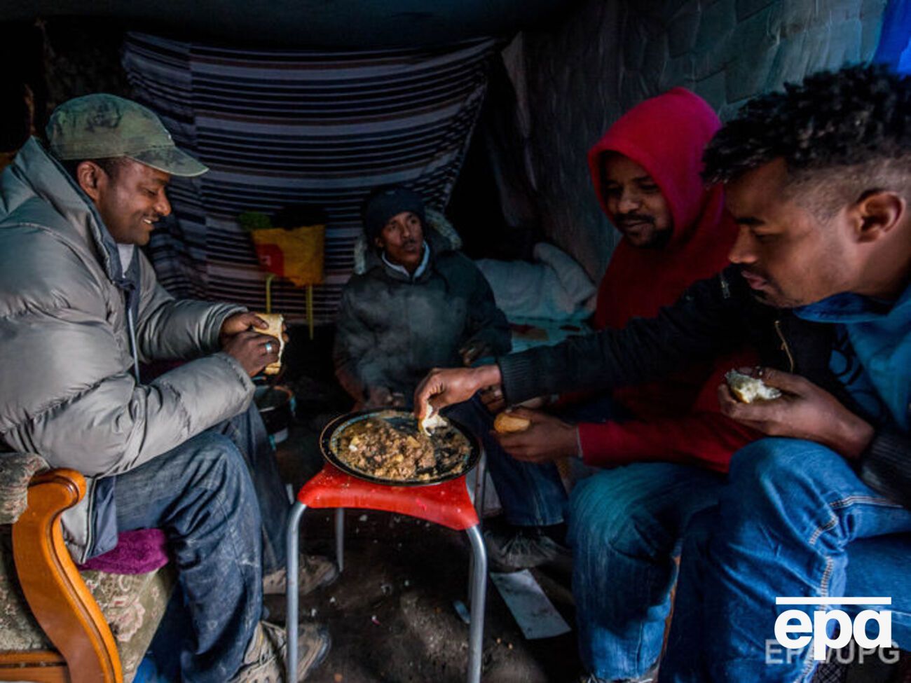 У Па-де-Кале живуть мігранти з Ефіопії та Еритреї