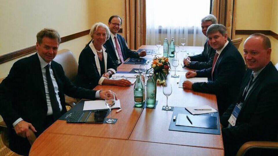 Данилюк зустрівся з Лагард