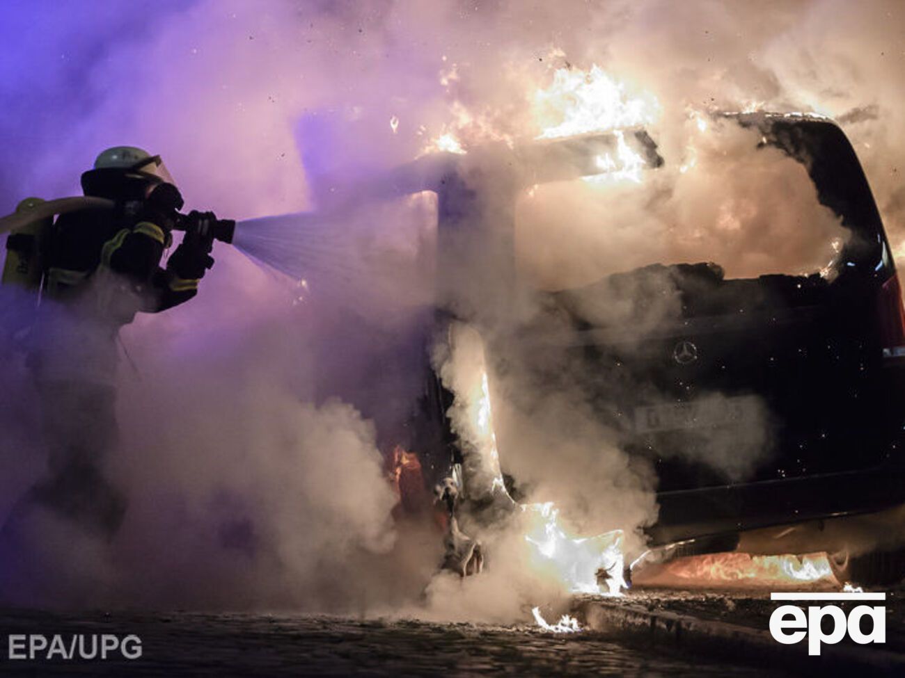 Беспорядки на улицах города устроили антиглобалисты