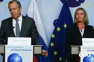 Лавров повідомив, що ініціатором зустрічі у Брюсселі була Могеріні
