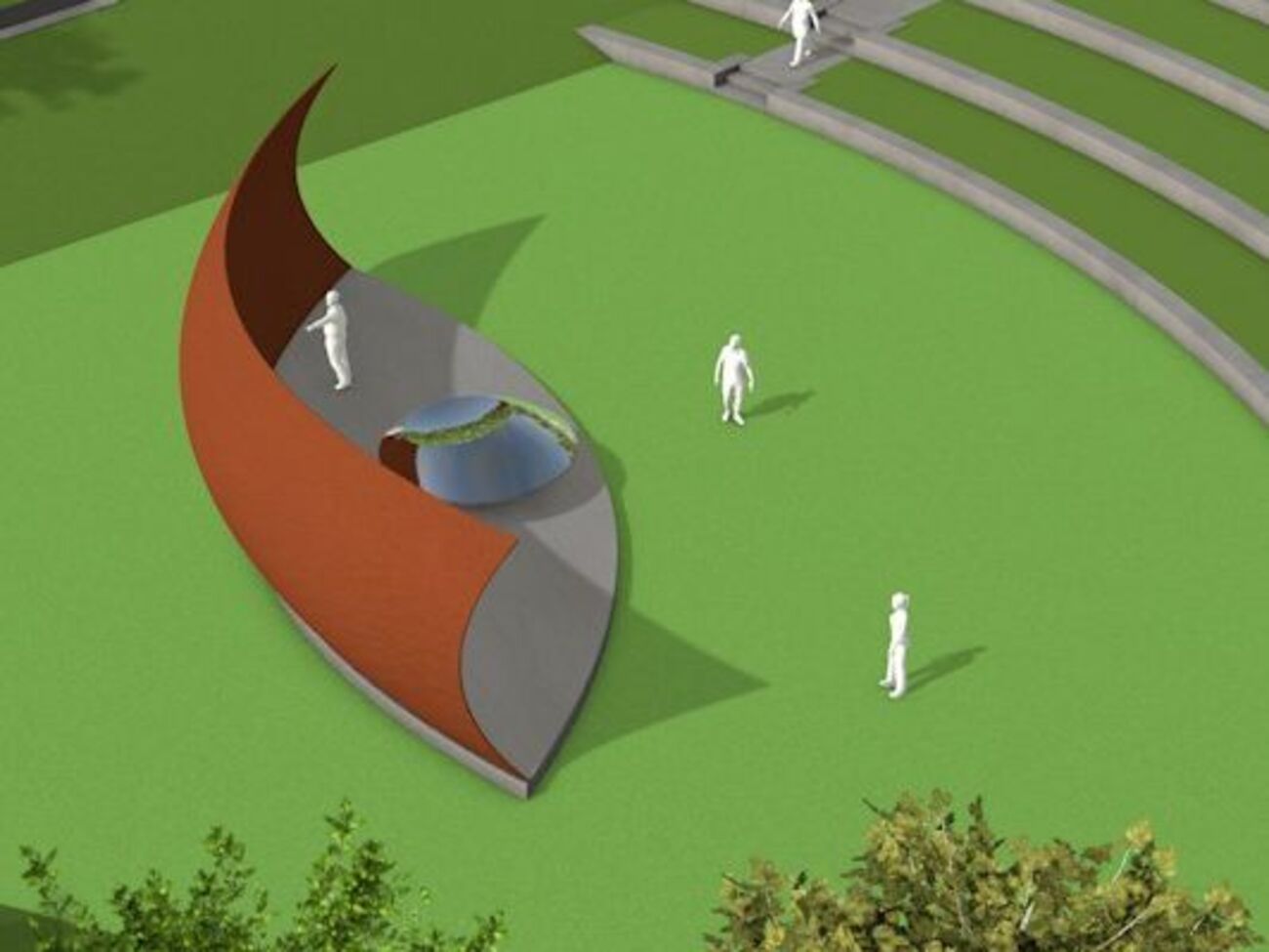 Строительство мемориала началось в декабре 2016 года