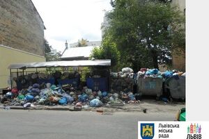 У Львові залишаються переповненими сміттєві майданчики