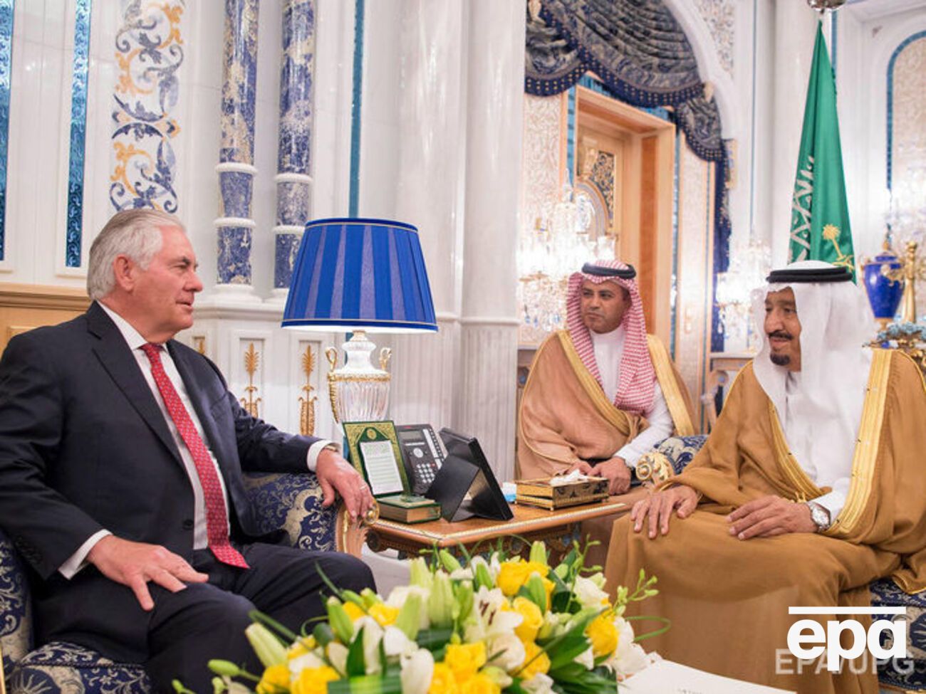 Тіллерсон зустрівся з королем Саудівської Аравії