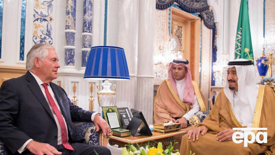 Тіллерсон зустрівся з королем Саудівської Аравії